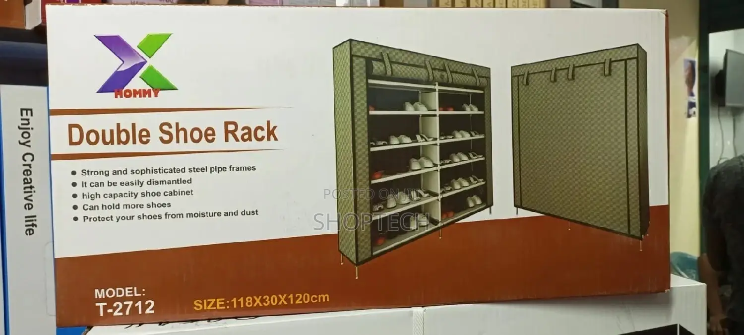 36paira Shoe Rack Double