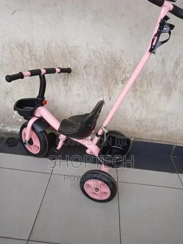 Tricycle for Children With Pushbar