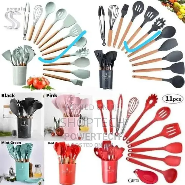 Silicone Spoons Set
