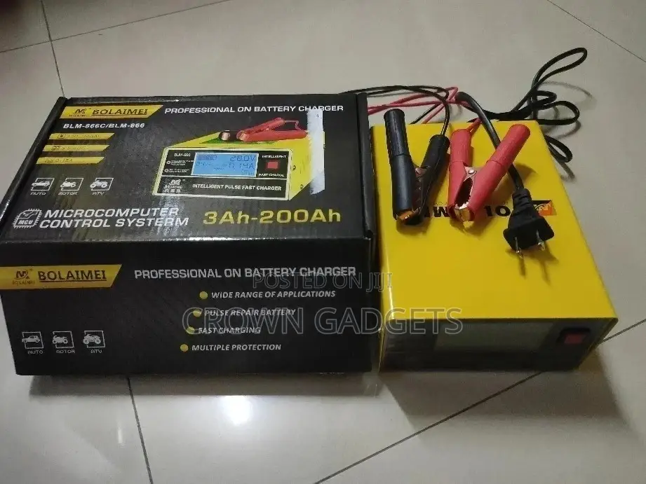 Power Full Automatic Car Battery Charger Intelligent Pulse R