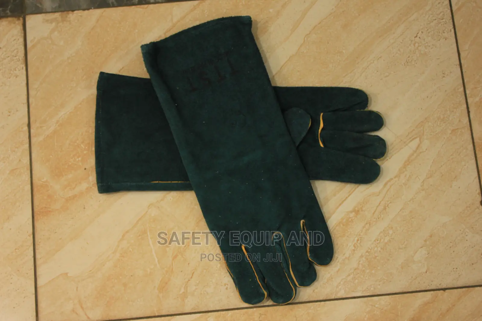 Safety Gloves-Long Leather Gloves-Flame Resistant