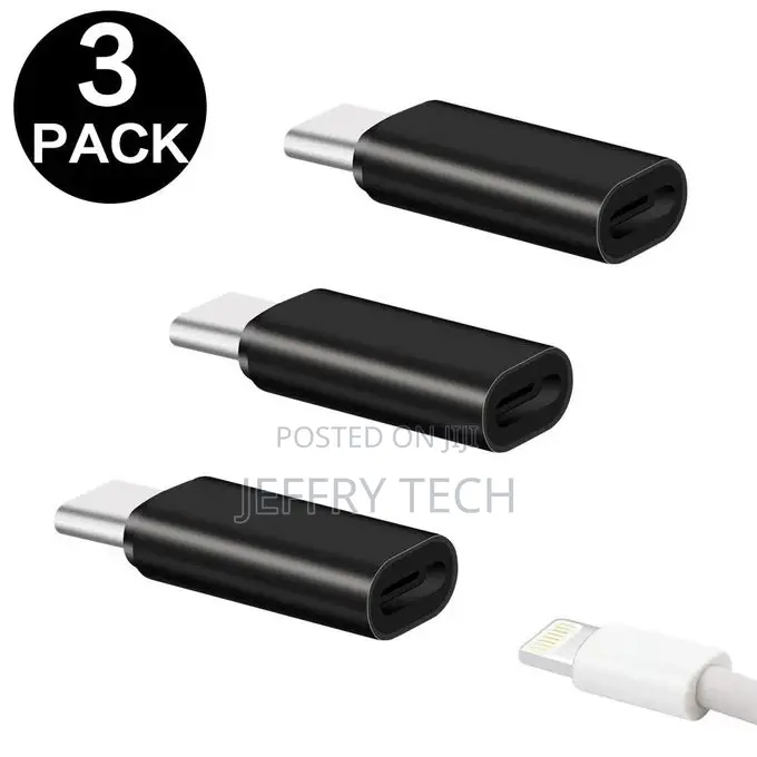3pcs Metal Usb Type C to Lightning Adapter for Samsung Galax