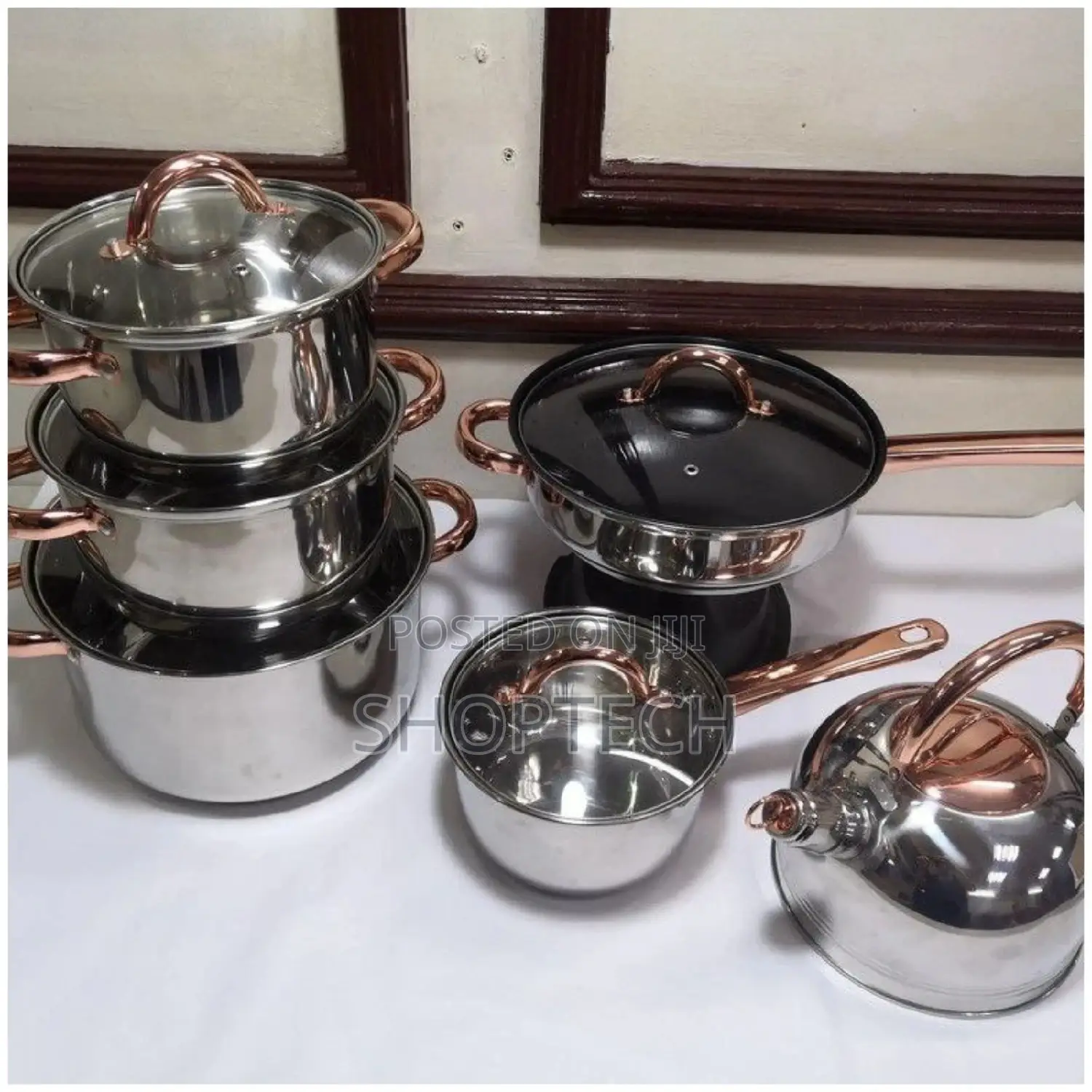 13 Pieces Yimeitei Stainless Steel Cookware Set