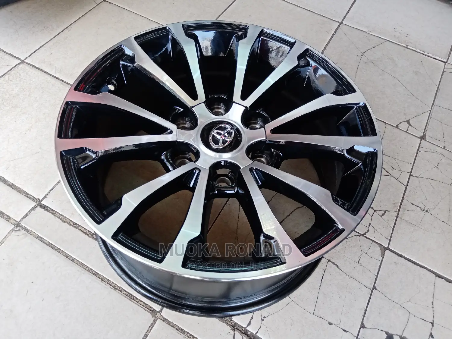 Prado Rims 17inch (Black Silver Color)