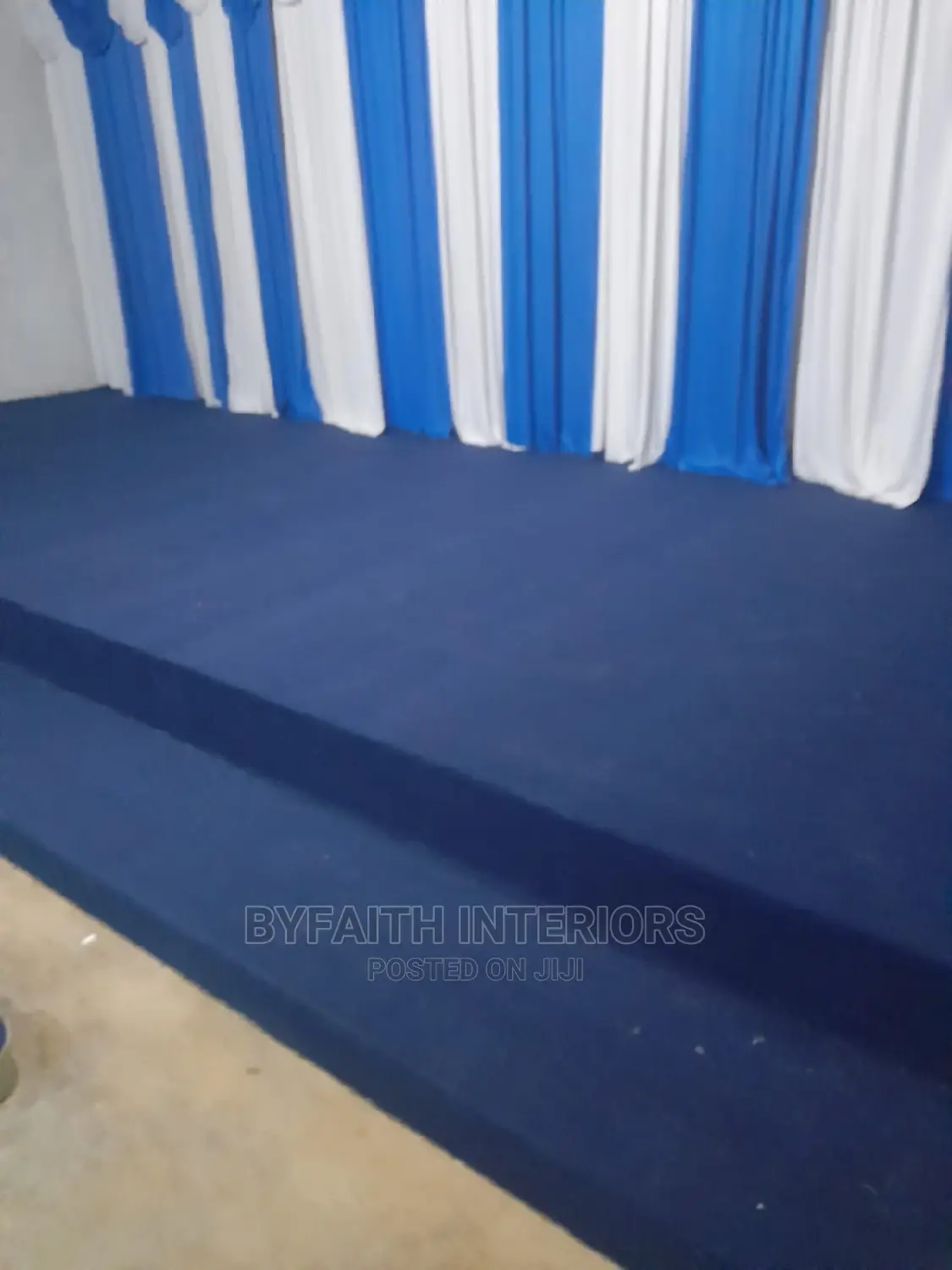 Blue Church Carpet