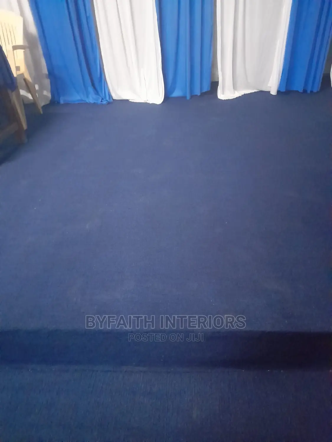 Blue Church Carpet