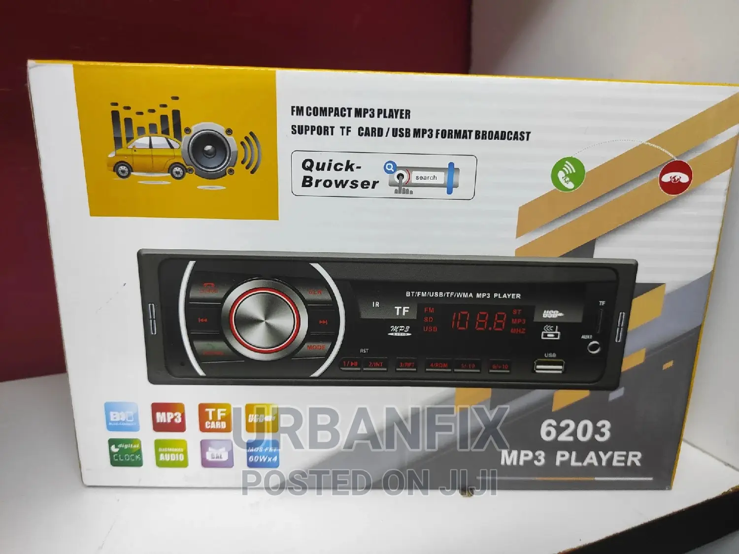 Brand New Generic Car Radio With Bluetooth, Usb, Aux