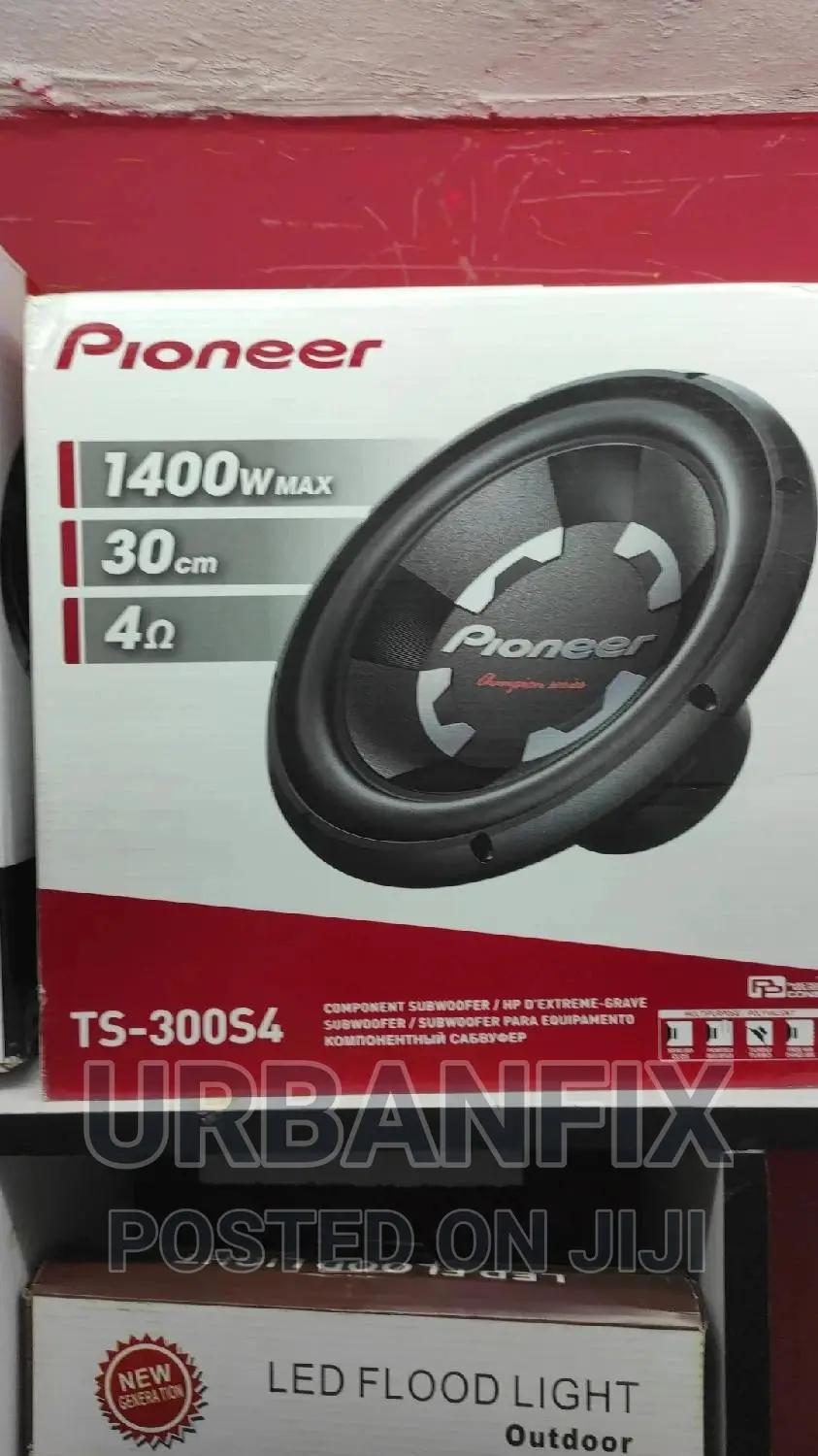 Pioneer 1400watts Subwoofer With Cabinet