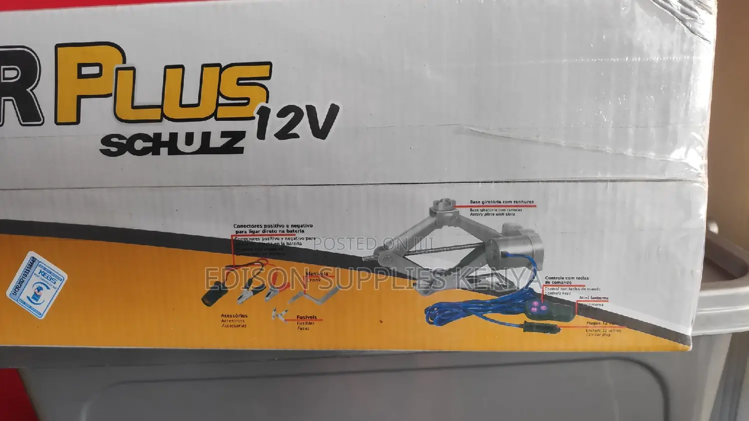 Car Jack Heavy Duty Schulz Brazilian Origin Electric Remote