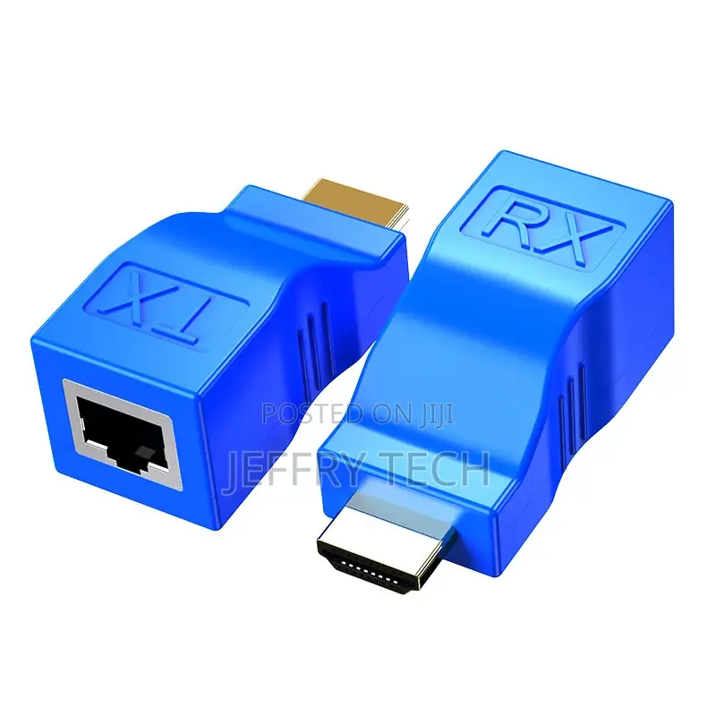 Hdmi-Compatible Extender 1080P RJ45 Ports LAN Network HD Ext