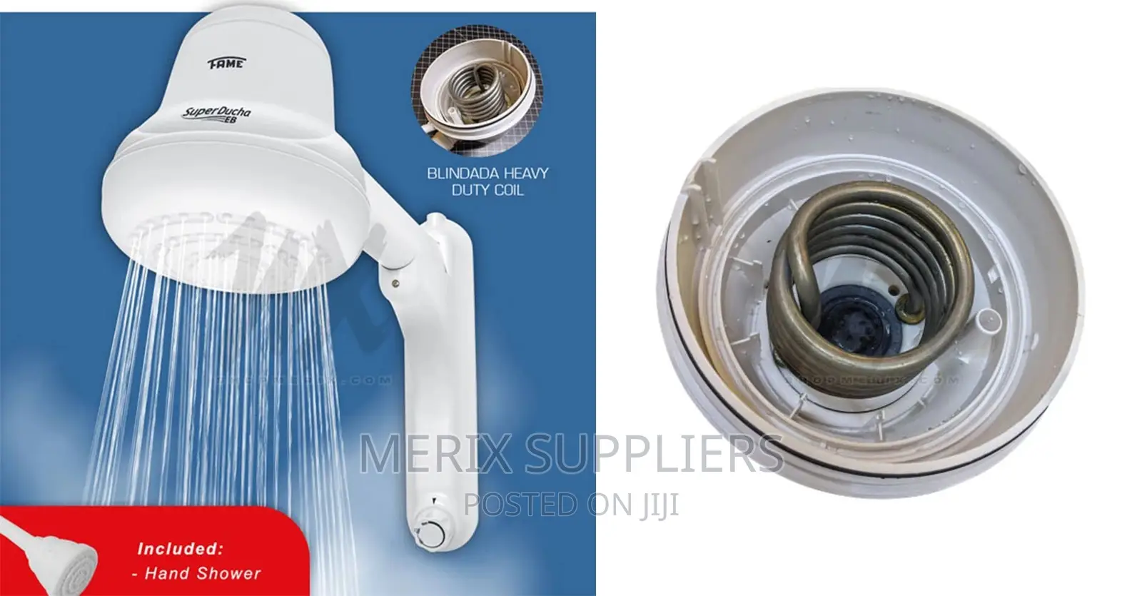 Fame Blindada Shower Head for EXTREMELY Salty/Borehole Water
