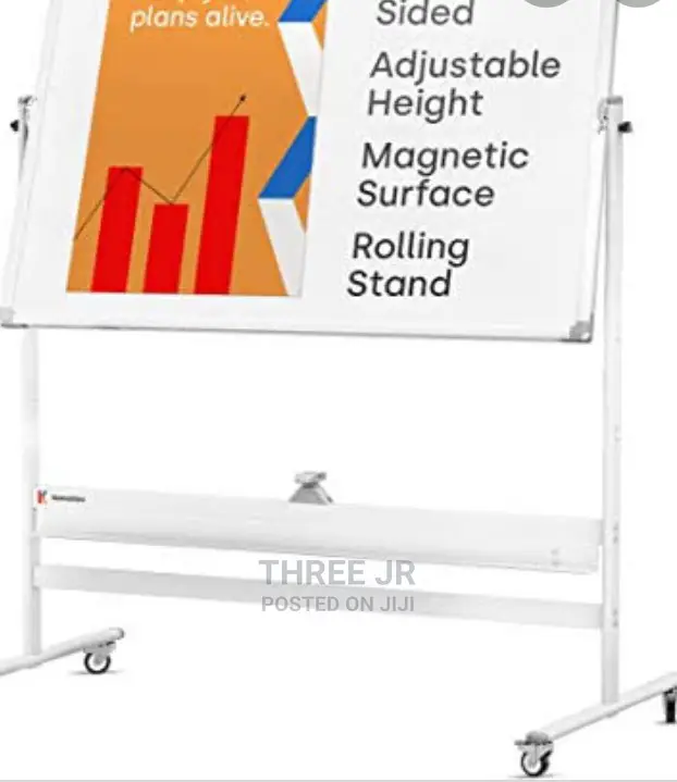Adjustable Stand, Magnetic Surface Whiteboard
