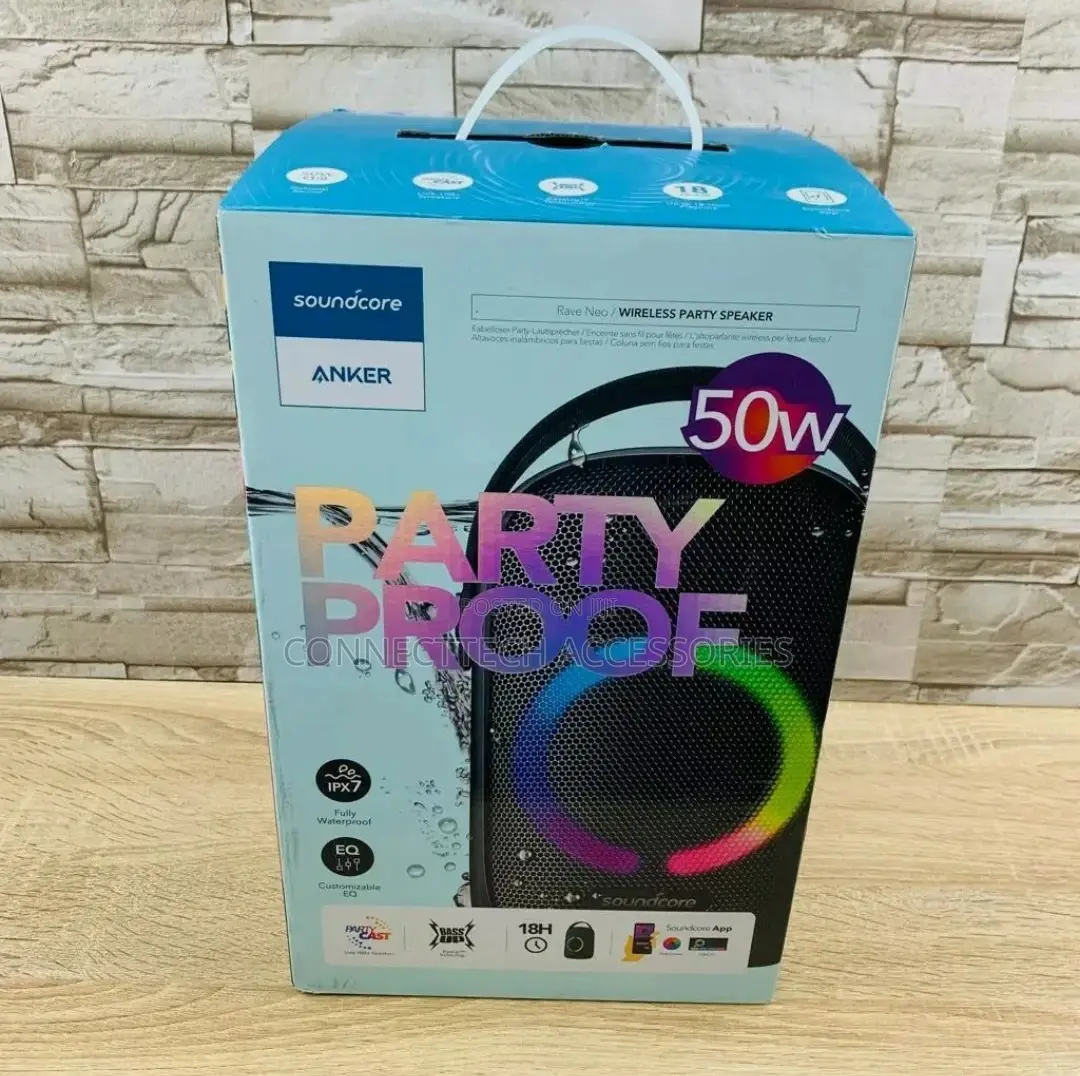 Anker Rave Neo 50W Portable Bluetooth Speaker