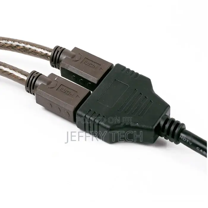 Hdml Splitter Cable 1 Male to X Dual Hdml 2 Female Y Splitte