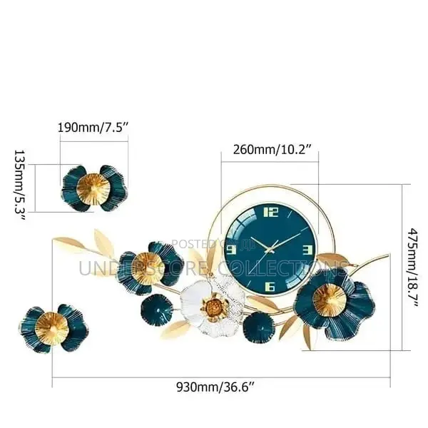 Creative Luxury Wall Clock Living