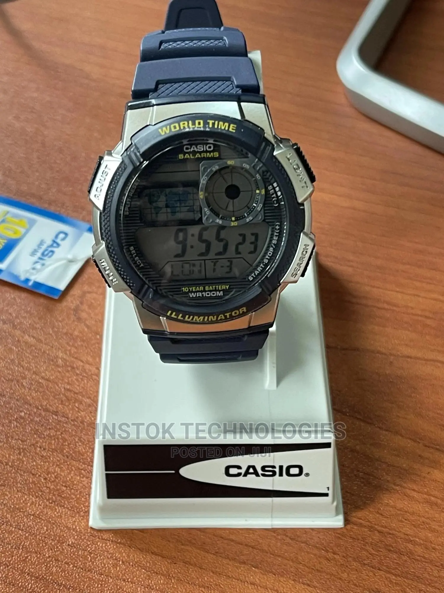 Casio Ae-1000w-1bv Digital Resin Band Sports Watch