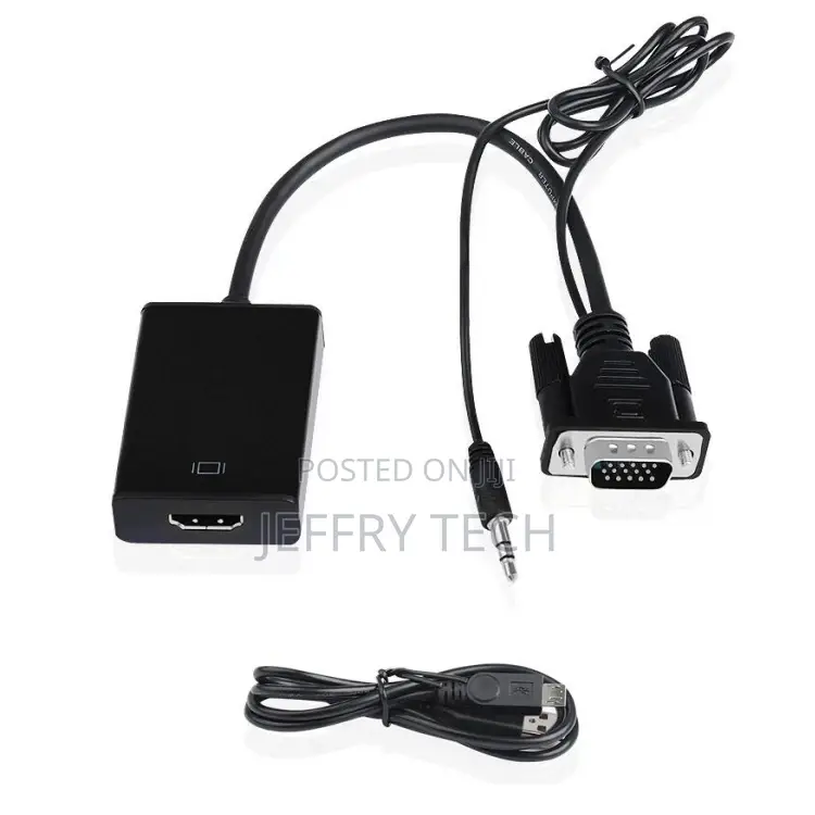 High Quality VGA to HDTV Converter 4k at 1080P HDMI Adapter Wit