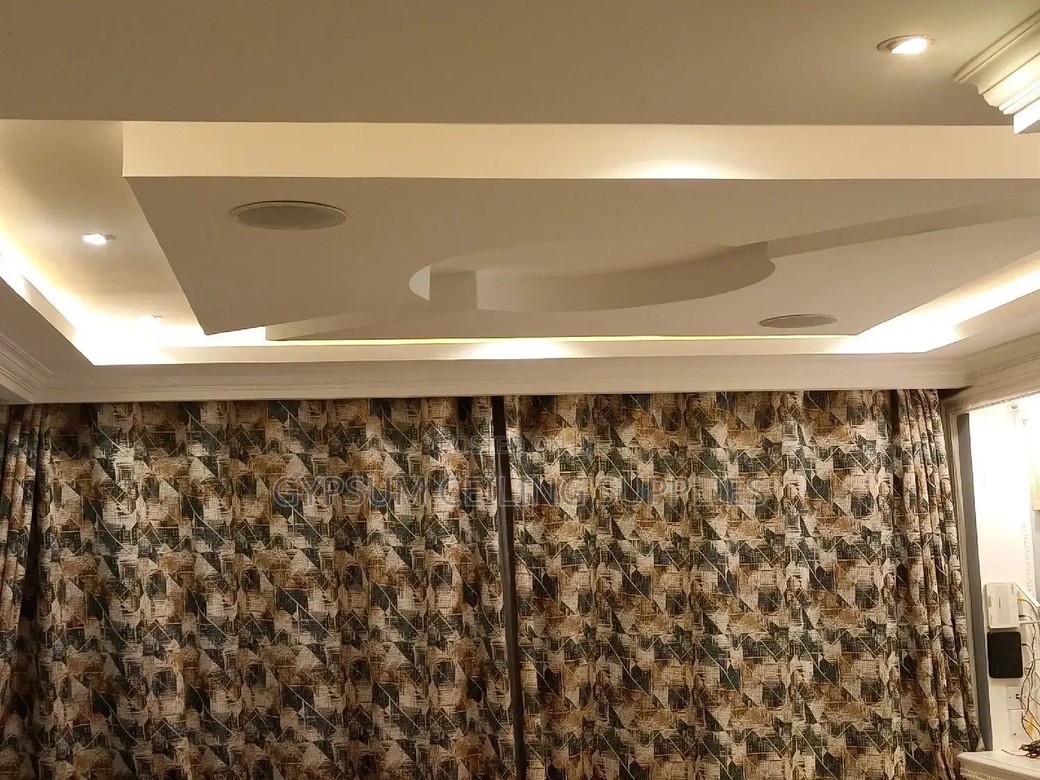 Gypsum Designer Ceiling Installation
