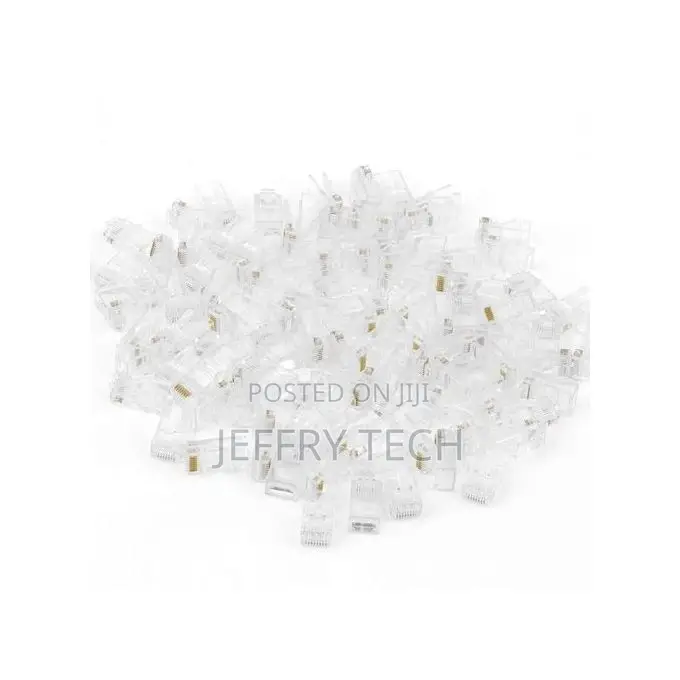 100PCS RJ45 CAT6 CAT6E Modular Plug Network Connector