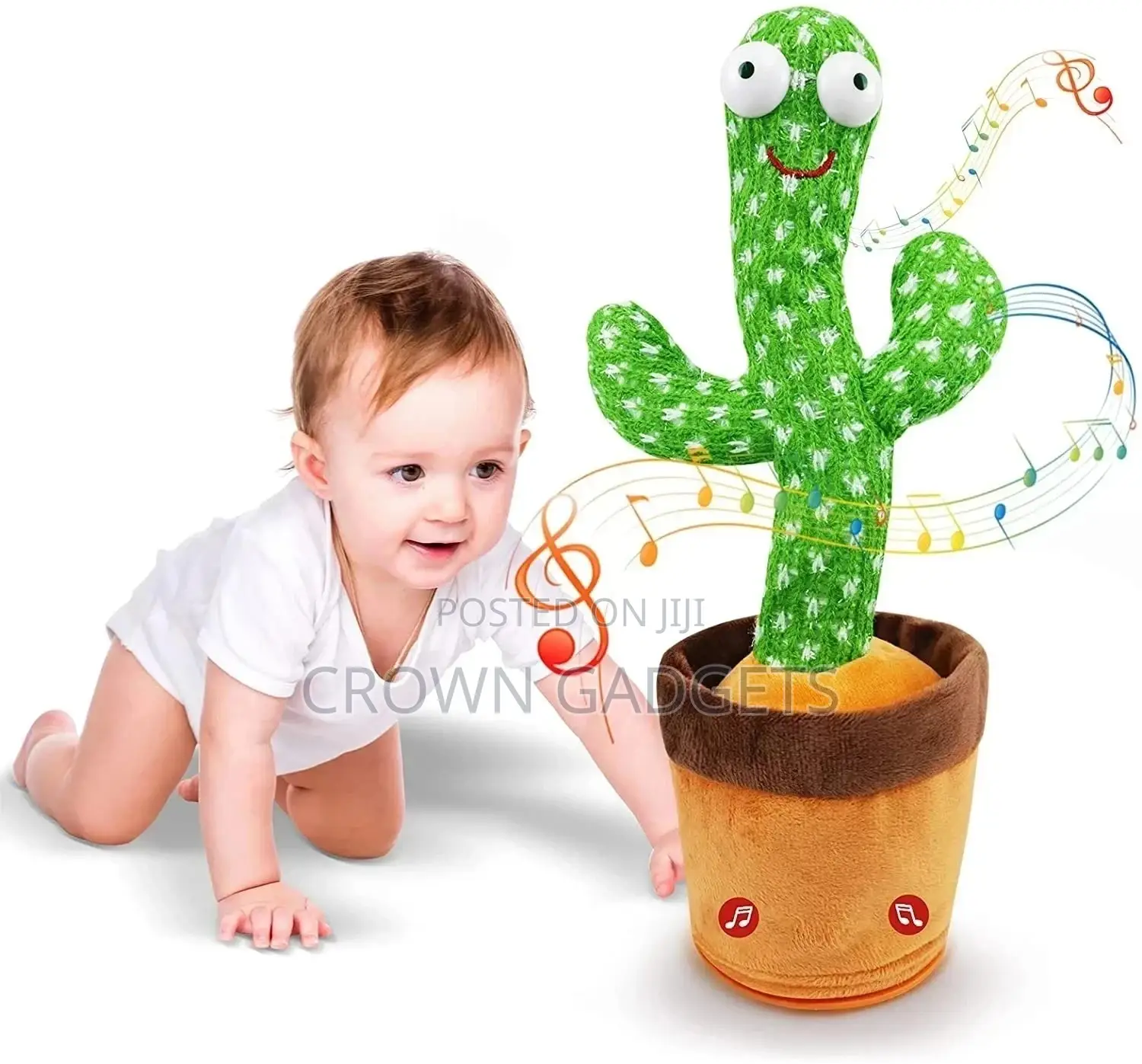 Dancing Cactus Plush Toy for Gifting Kids
