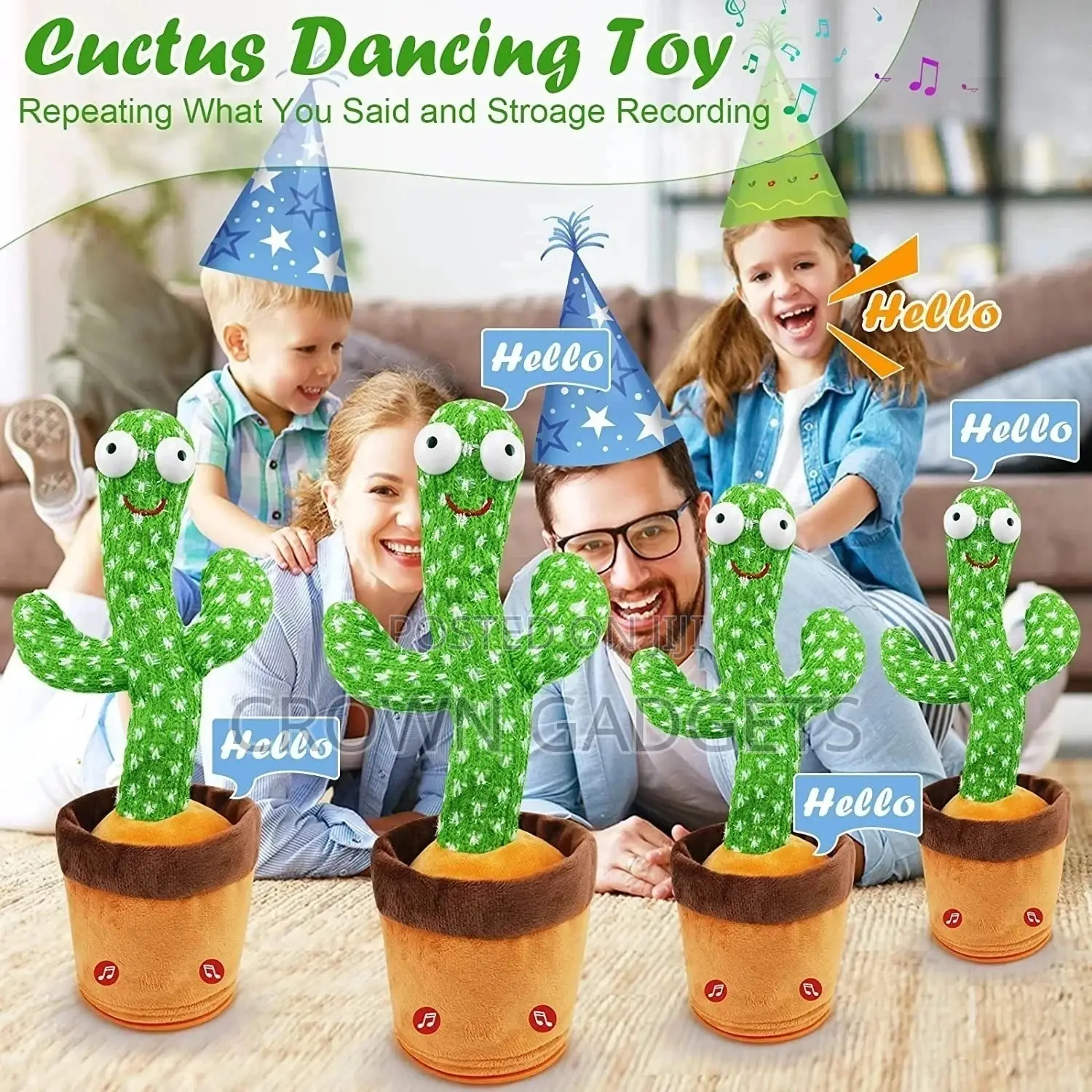 Cactus Plush Toy Great for Kids