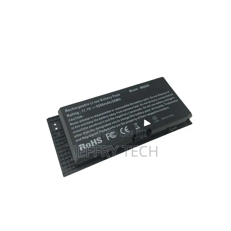 Laptop Accessories Rechargeable Battery for DELL M6600 11.1V