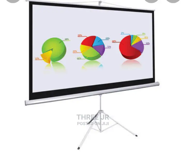 Tripod, Portable Projection Screen Available