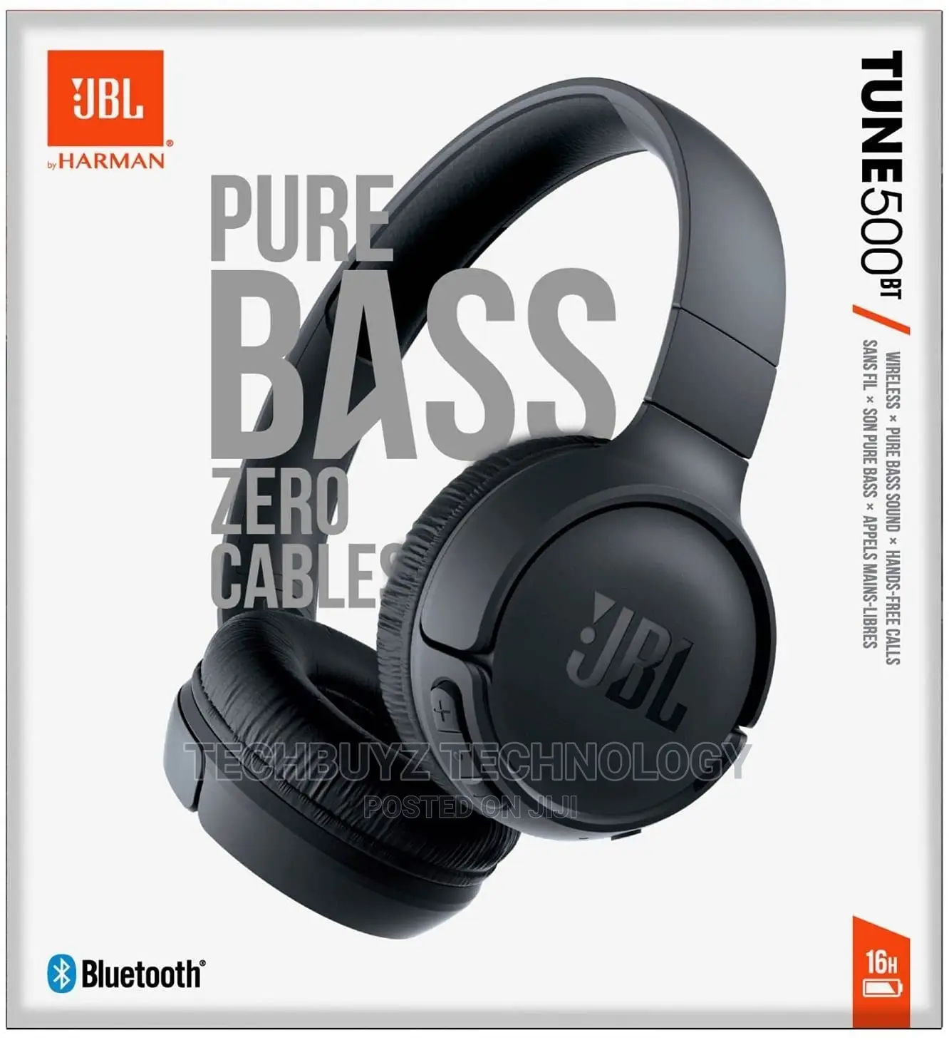 JBL TUNE 500BT | Wireless | on Ear Headphones