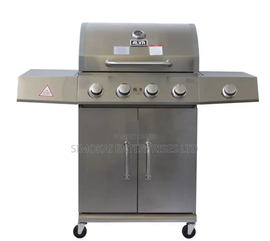 Kalahari 4 Burner BBQ W/ Side Burner