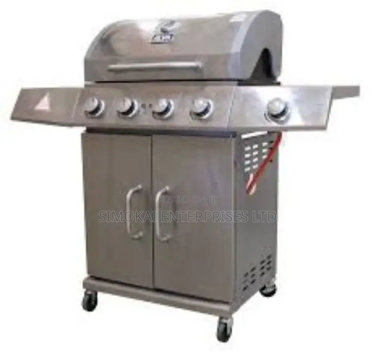 Alva Super 4 Burner BBQ Stainless Steel