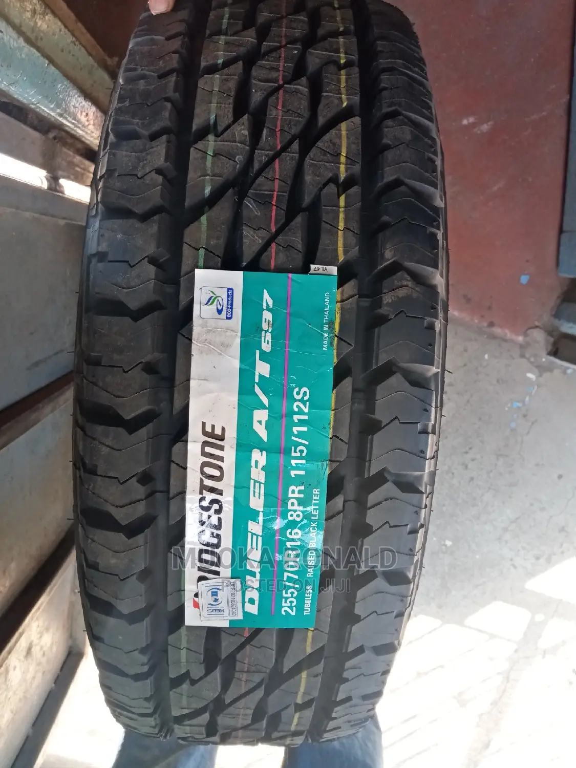 255/70r16 Bridgestone Tyre (A/T)