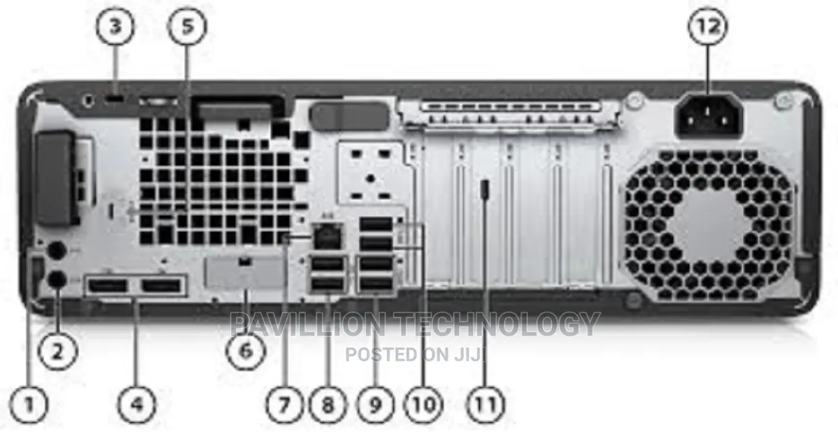 Desktop Computer HP EliteDesk 800 G3 8GB Intel Core I5 SSD 256GB