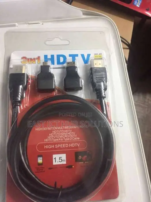 High Speed HDTV Or HDMI Cable-black (All HDMI Sizes)
