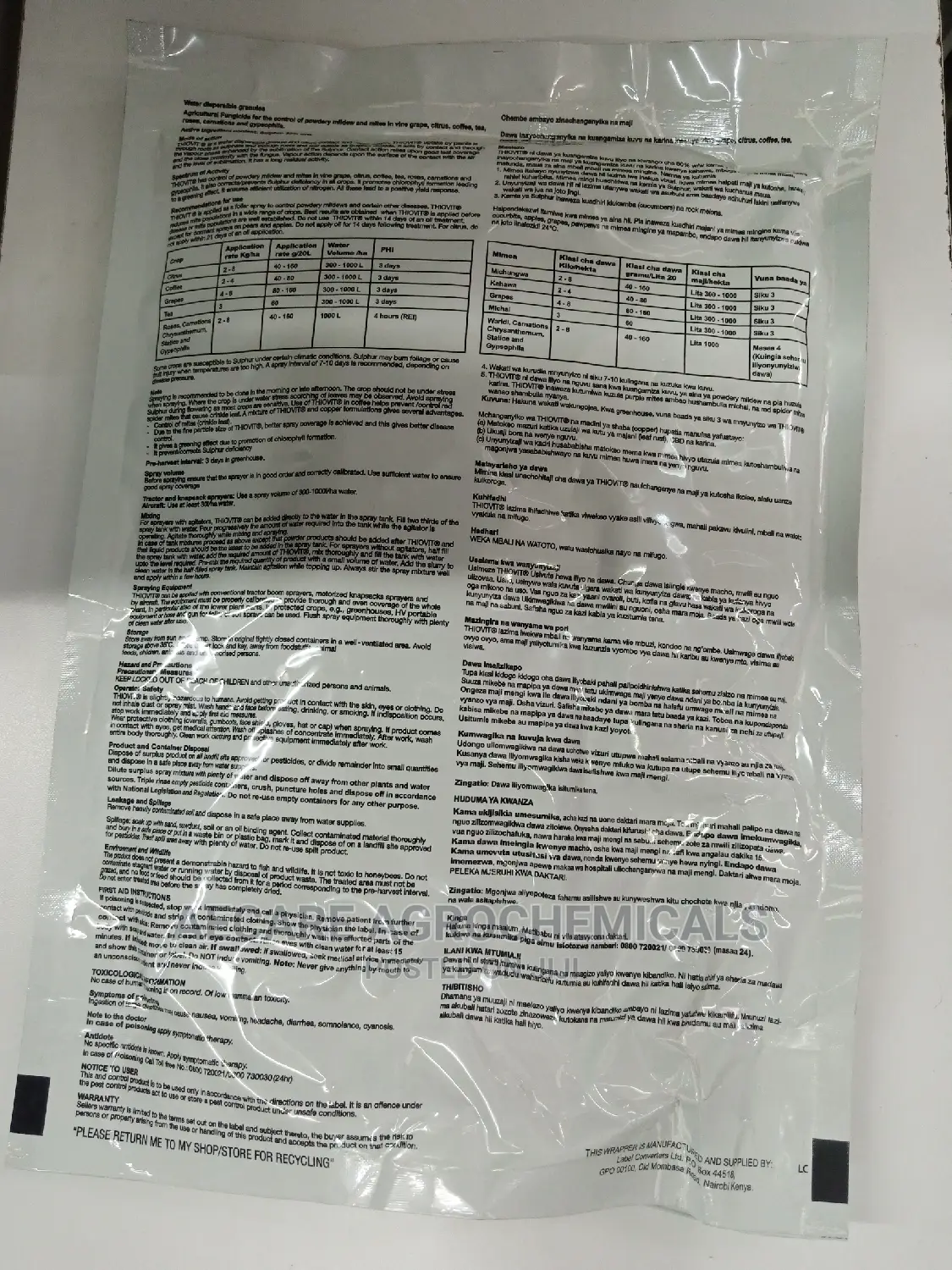 Thiovijet Fungicide 1kg