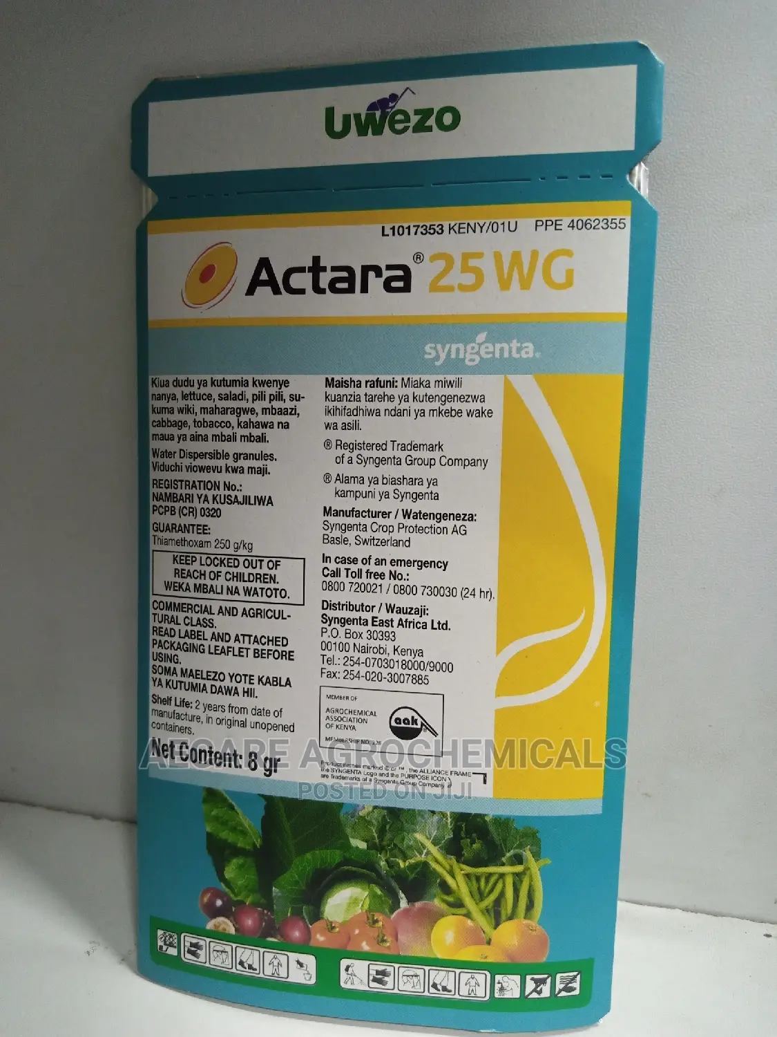 Actara 25wg Insecticide 8 Grams