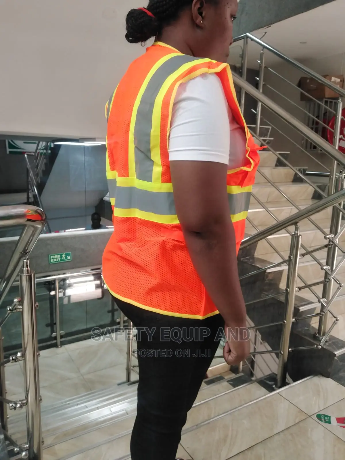Orange Reflective Vests/With Pockets