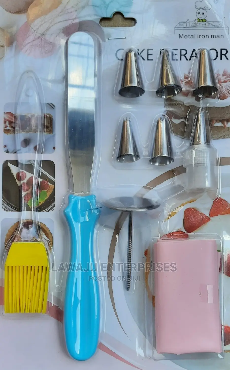 10 Pc Cake Decorating Set
