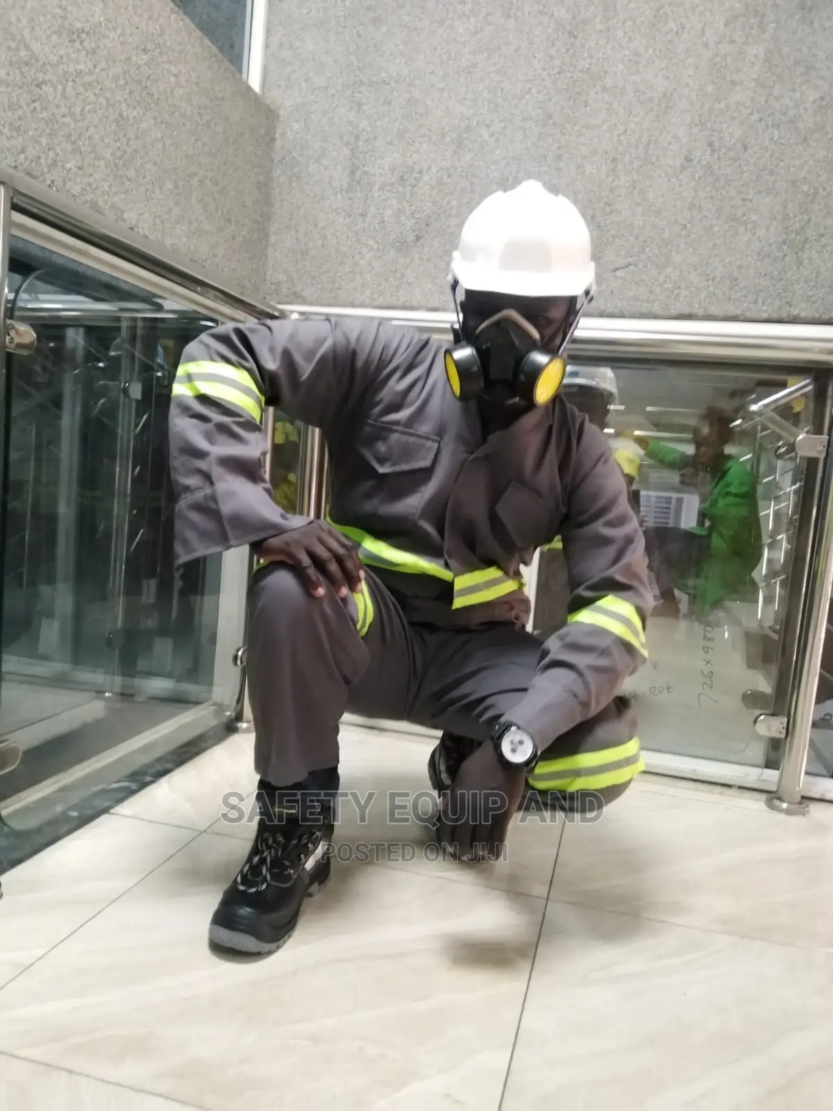 Overalls That Are Reflective/Grey