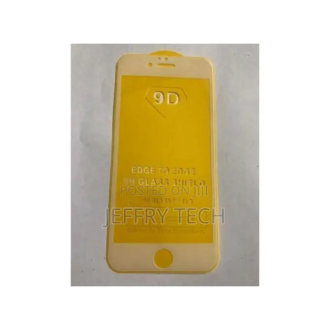 iPhone 6 6s Glass 9D Screen Protector - White
