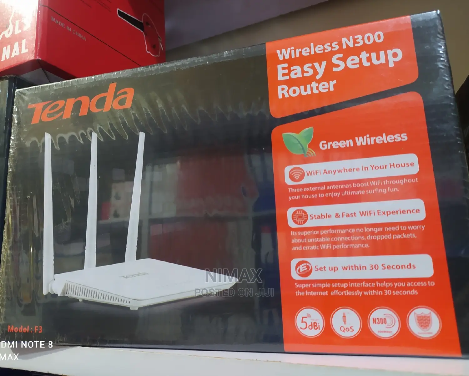 Tenda Router Wireless N300 - F3
