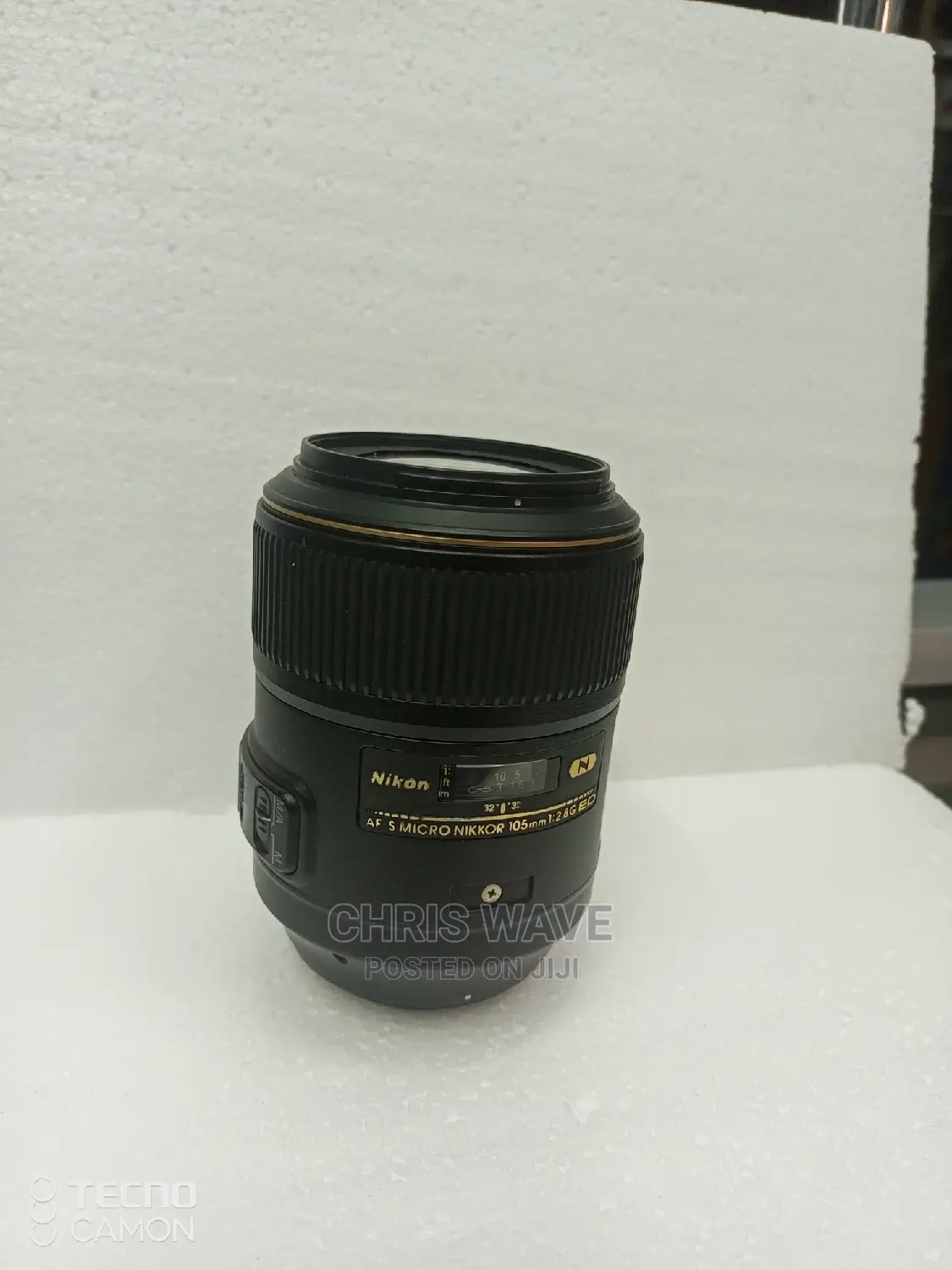 Nikon 105mm F2.8 With VR Manual Lens