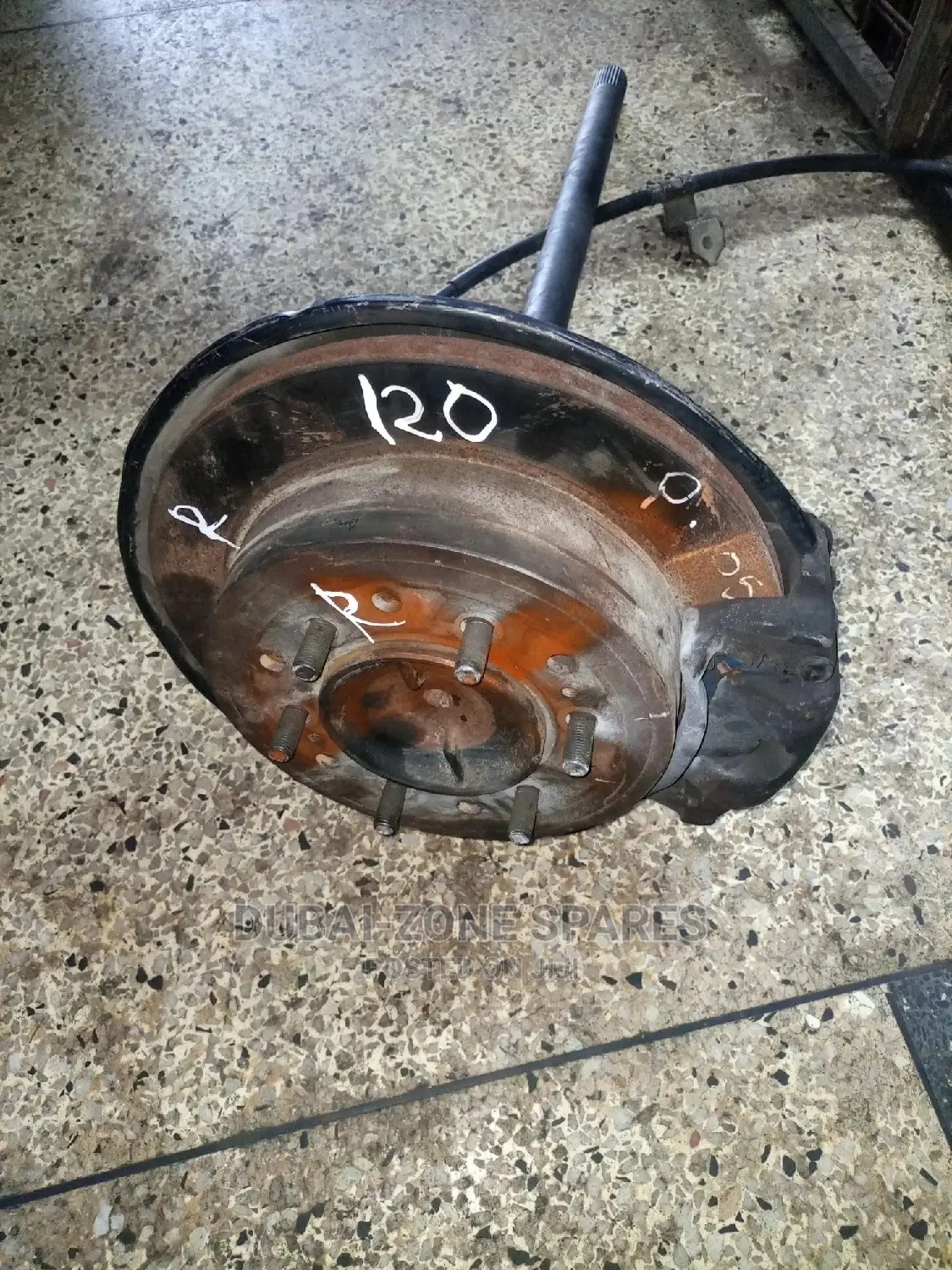 Rear Axle,Caliper,Disk,Cable and Linnings Prado 95,120,150,