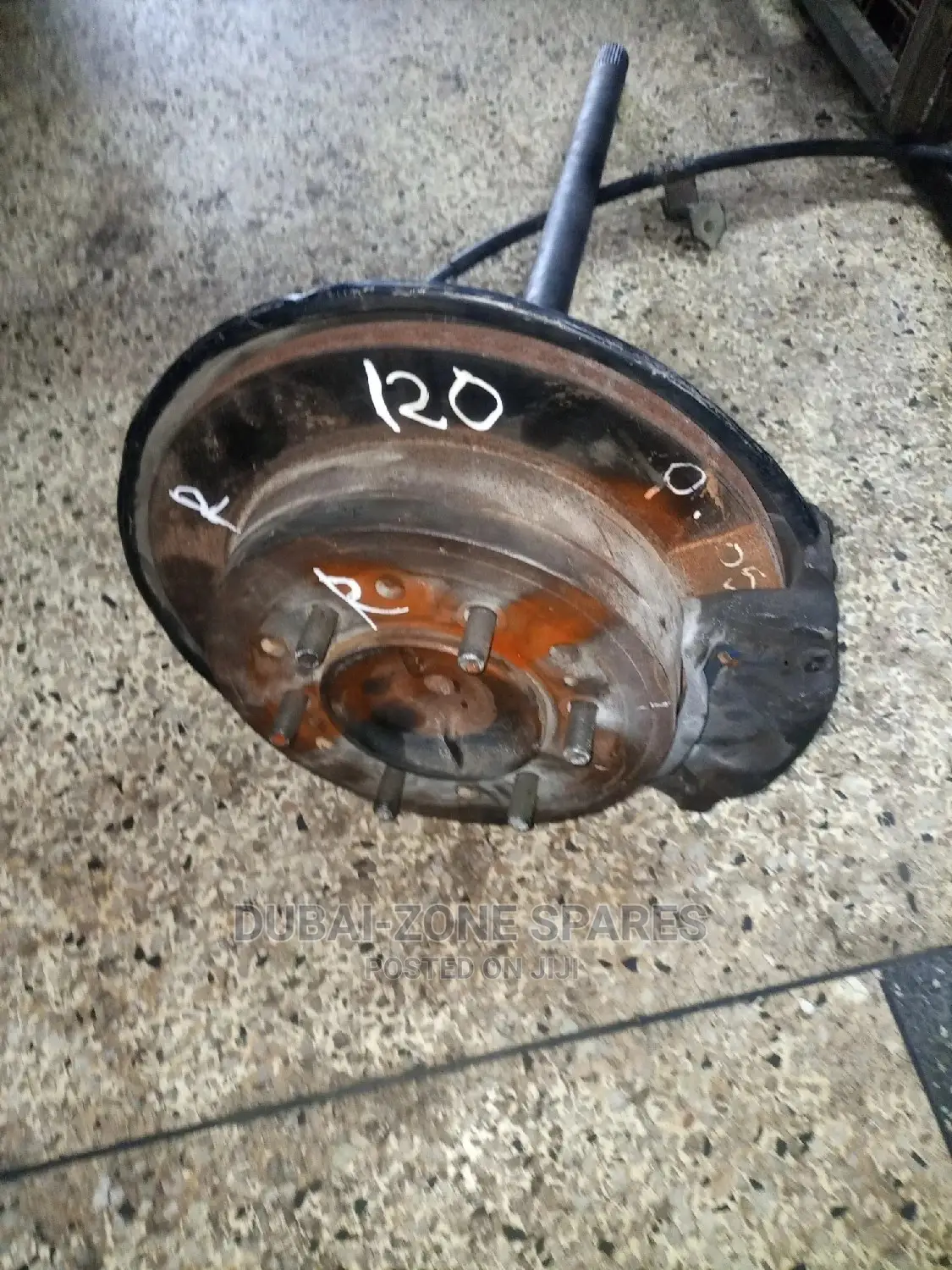 Rear Axle,Caliper,Disk,Cable and Linnings Prado 95,120,150,