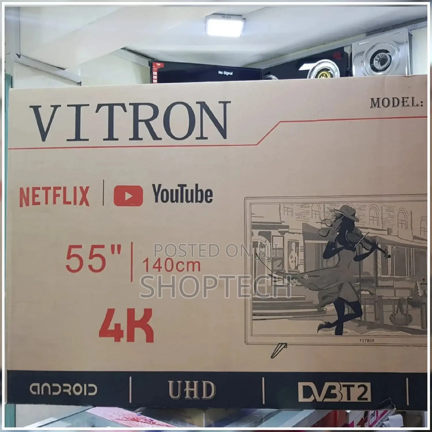 Vitron 55 Inches Smart Android Tv.