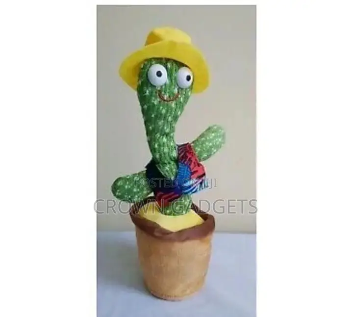 Electronic Shake Soft Plush Doll Cactus Toys For Kids Early