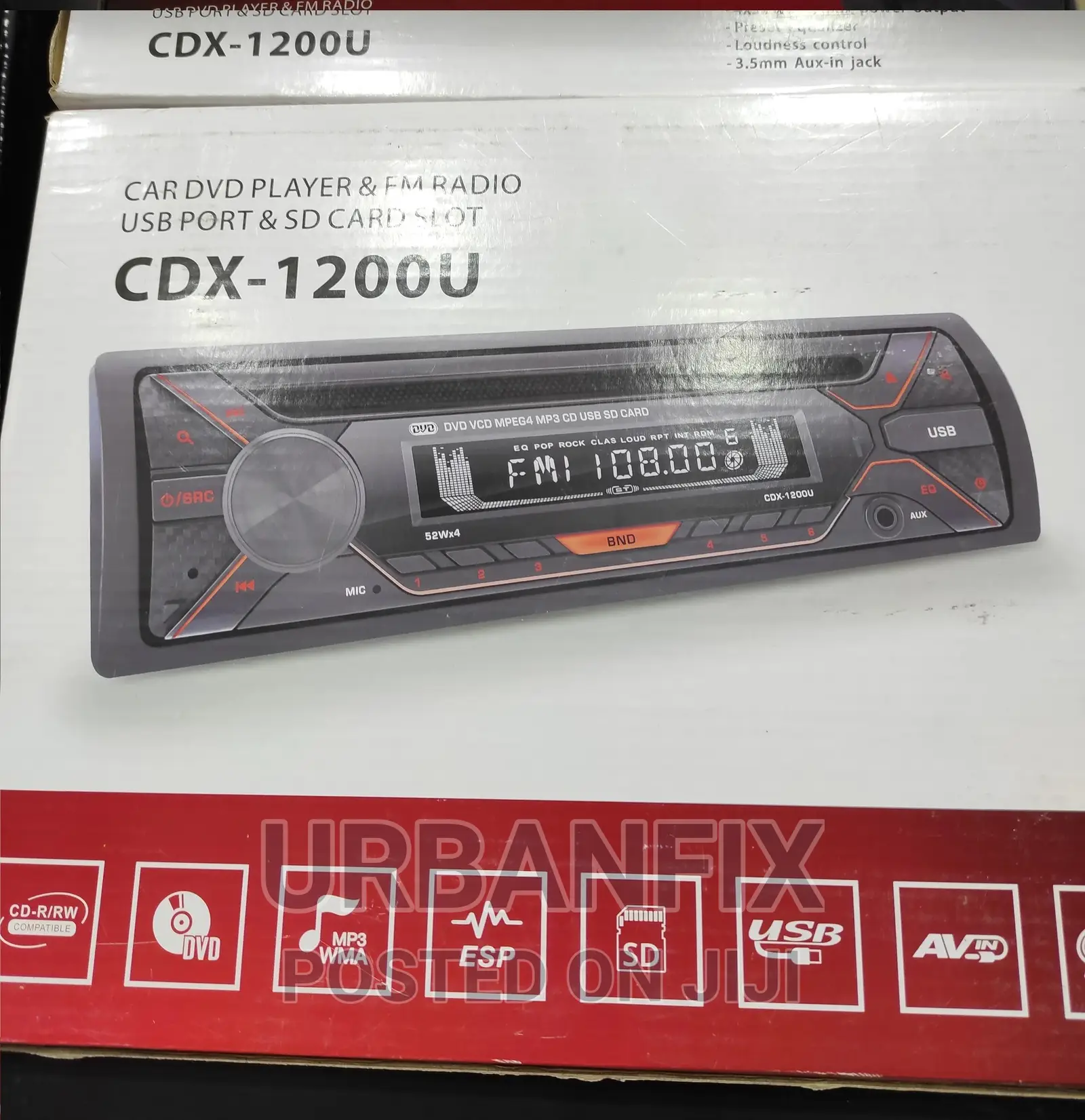 Sony Xplode Car Radio With Bluetooth, Usb, CD, DVD