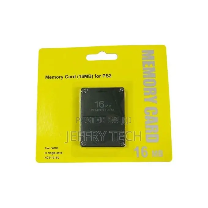 High Quality Ps2 Memory Card New 16mb Black
