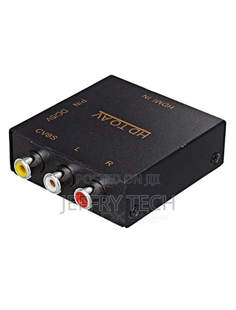 Microware Mini 1080P HDMI to Av Converter 3rca Cvbs Composit