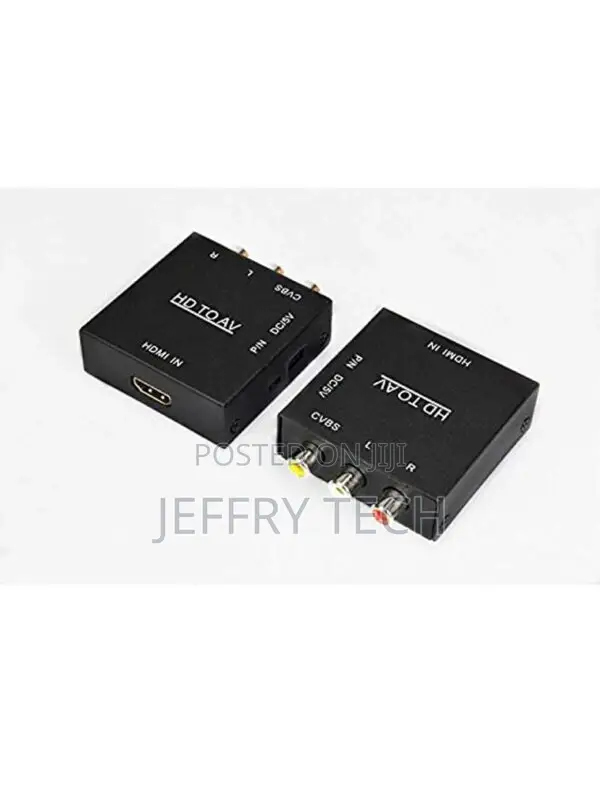Microware Mini 1080P HDMI to Av Converter 3rca Cvbs Composit