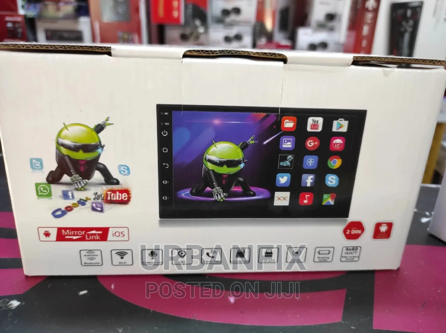 Android Car Radio With Bluetooth, Fm, Usb, Aux